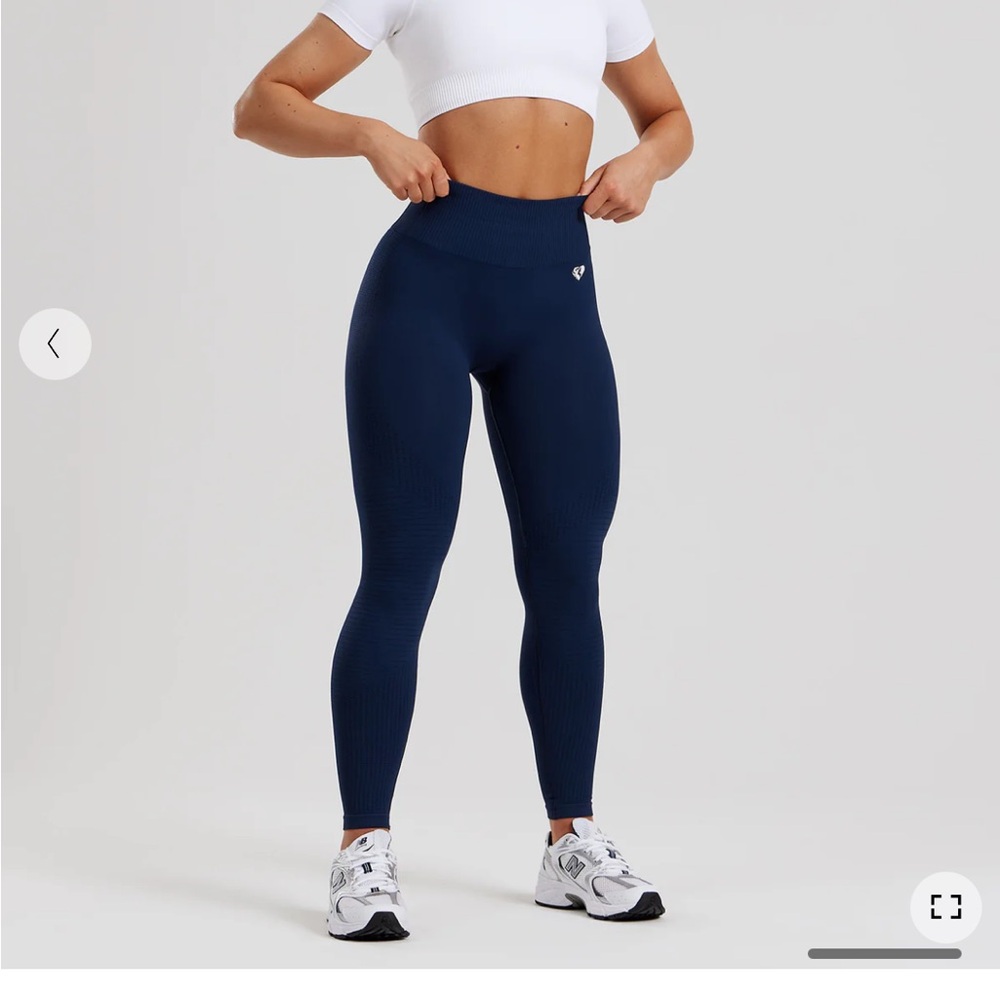 Navy High-Rise Leggings